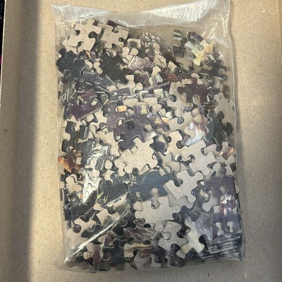 Milton Bradley Frontier Days Crossing at the Big Trees, puzzle 500 pièces 1994 - Picture 3 of 3